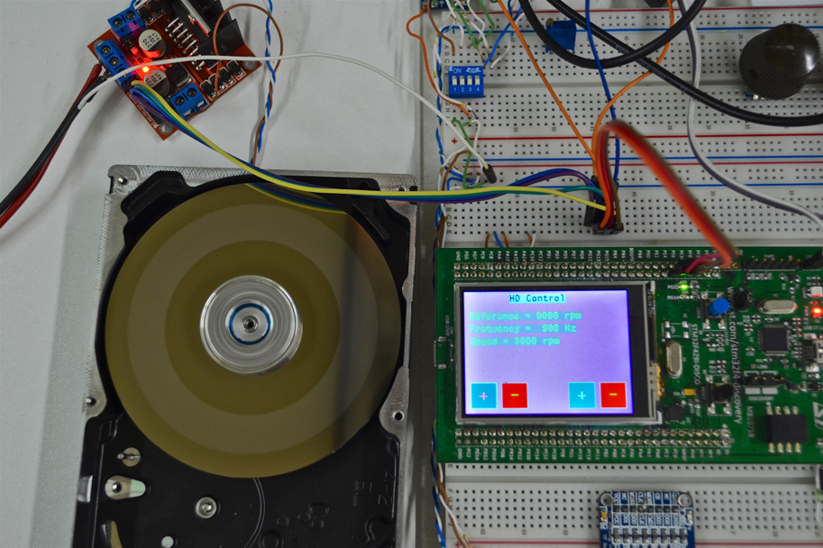 hdd motor arduino